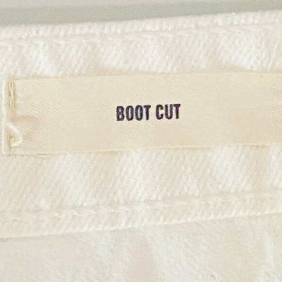 Nili Lotan White Boot Cut Denim — Sculptural Ease from NYC (Size 28) - Picture 13 of 17